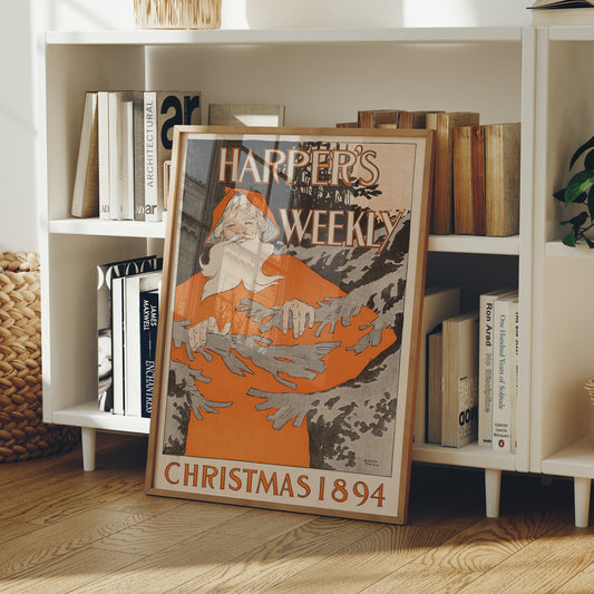 Póster Retro - Harper's Christmas