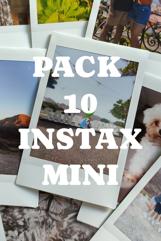 Impresión personalizada Instax Mini - Pack de 10