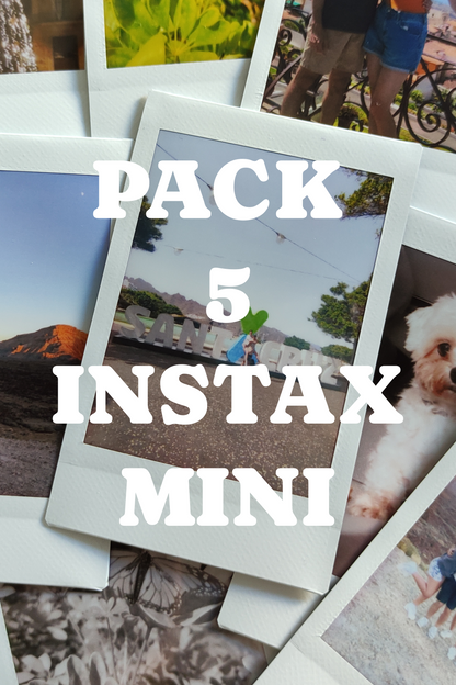 Impresión personalizada Instax Mini - Pack de 5