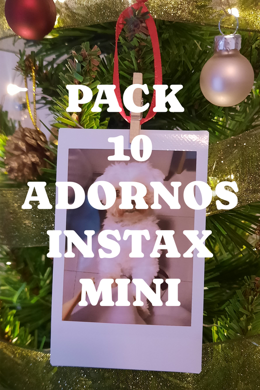 Adorno Navideño Instax Mini - Pack de 10